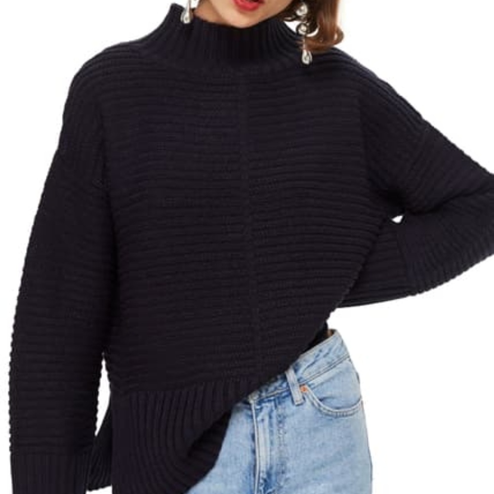TopShop Mock Neck Sweater